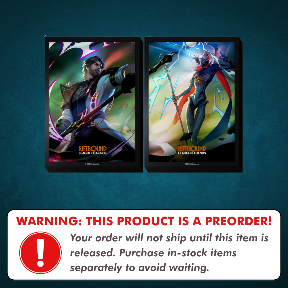 Preorder: Riftbound: Vendetta Jayce vs Viktor Art Sleeves