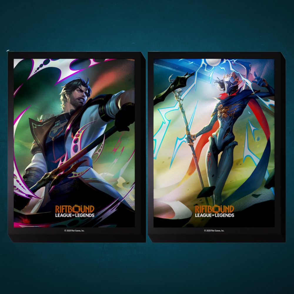 Riftbound: Vendetta Jayce vs Viktor Art Sleeves