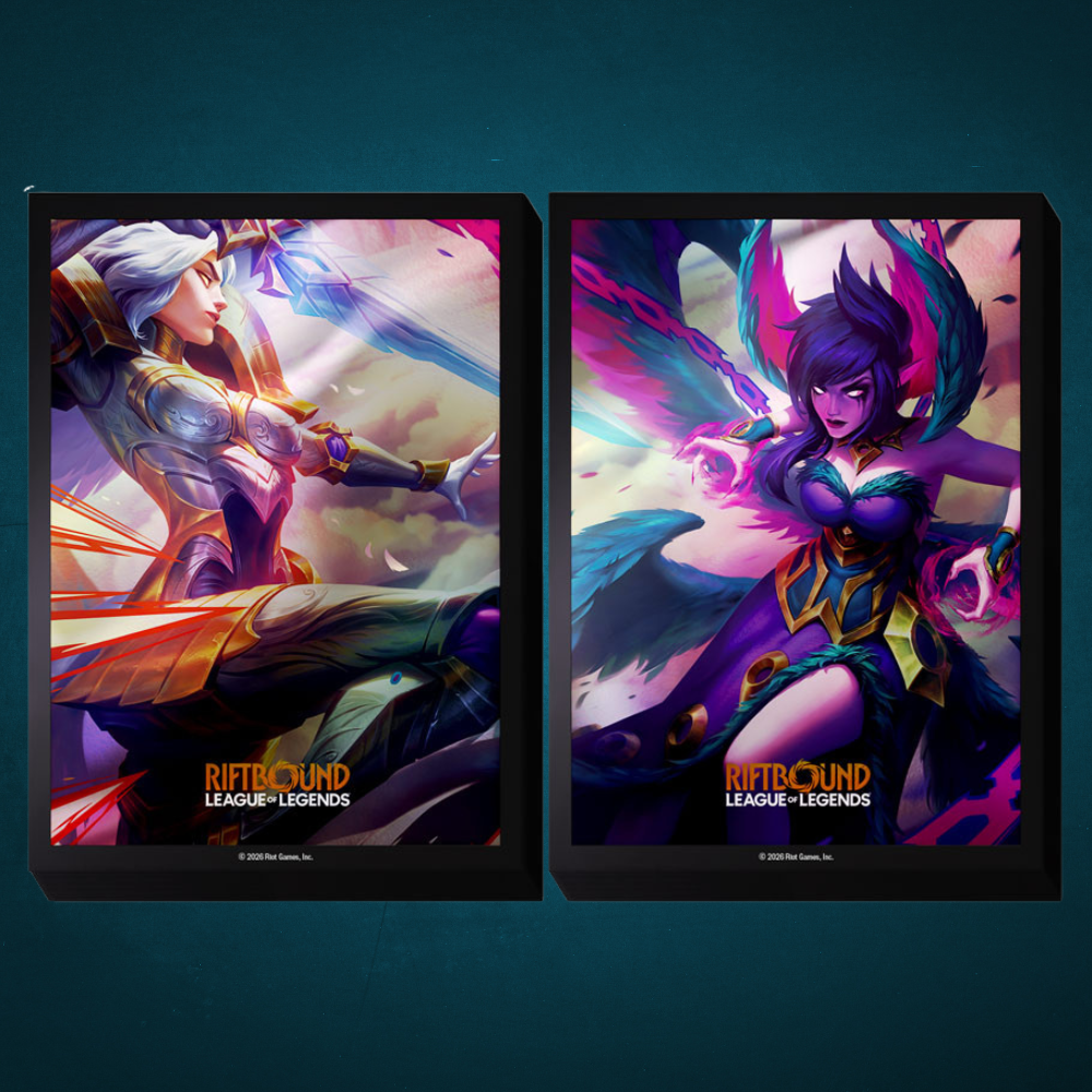 Riftbound: Vendetta Kayle vs Morgana Art Sleeves