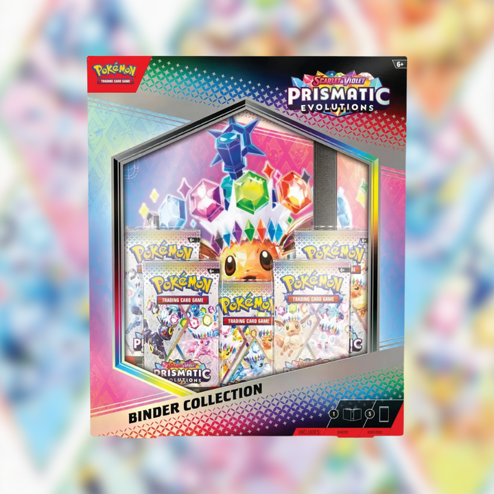 Preorder 01/17/25: Prismatic Evolutions Binder Collection