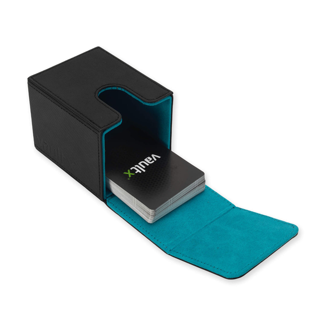 Exo-Tec Toploading Deck Box 80+ Black/Electric Blue