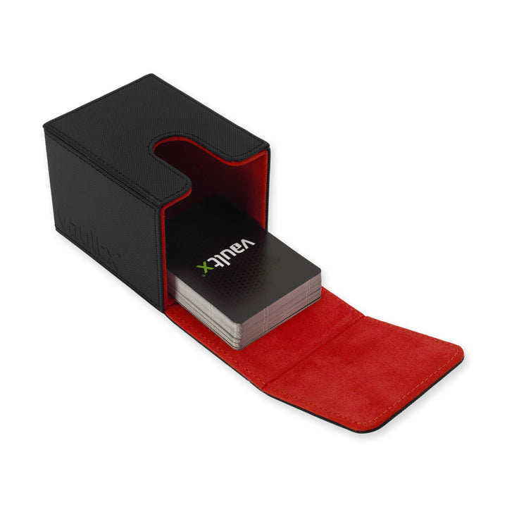 Exo-Tec Toploading Deck Box 80+ Black/Electric Red
