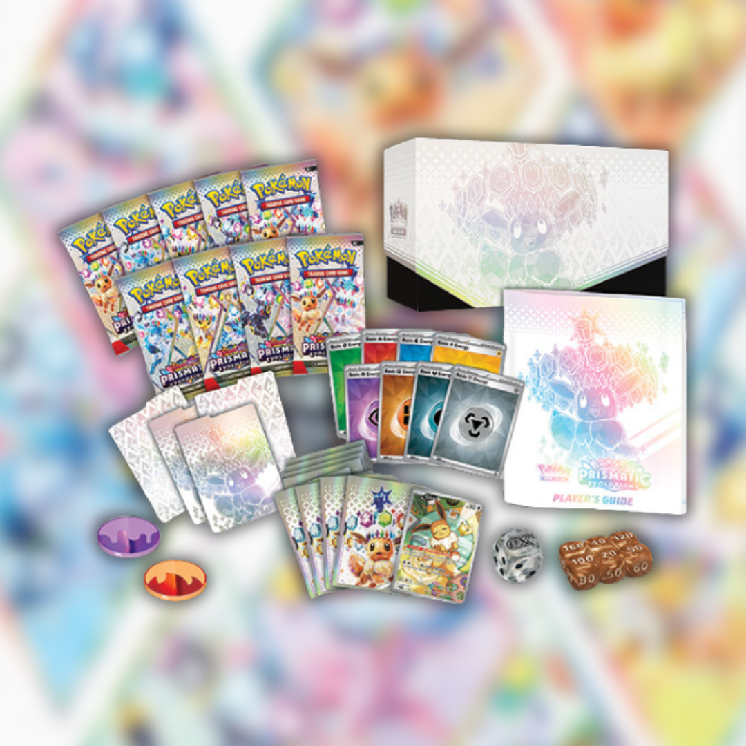 Preorder 01/17/25: Prismatic Evolutions Elite Trainer Box