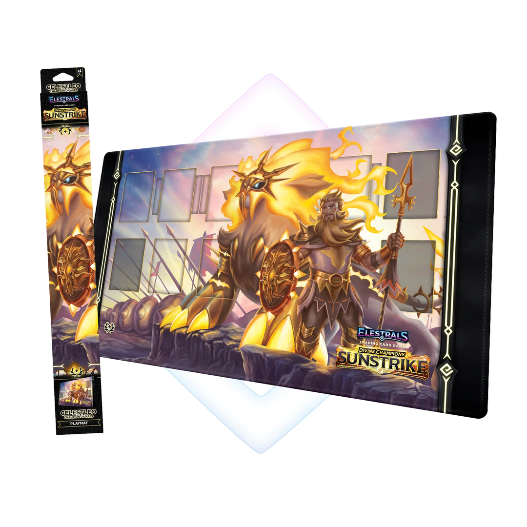 Preorder: Sunstrike Celestleo Champion of Ares Playmat