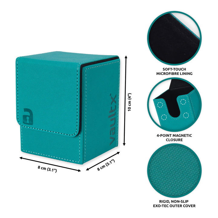 Exo-Tec Toploading Deck Box 80+ Ocean Blue