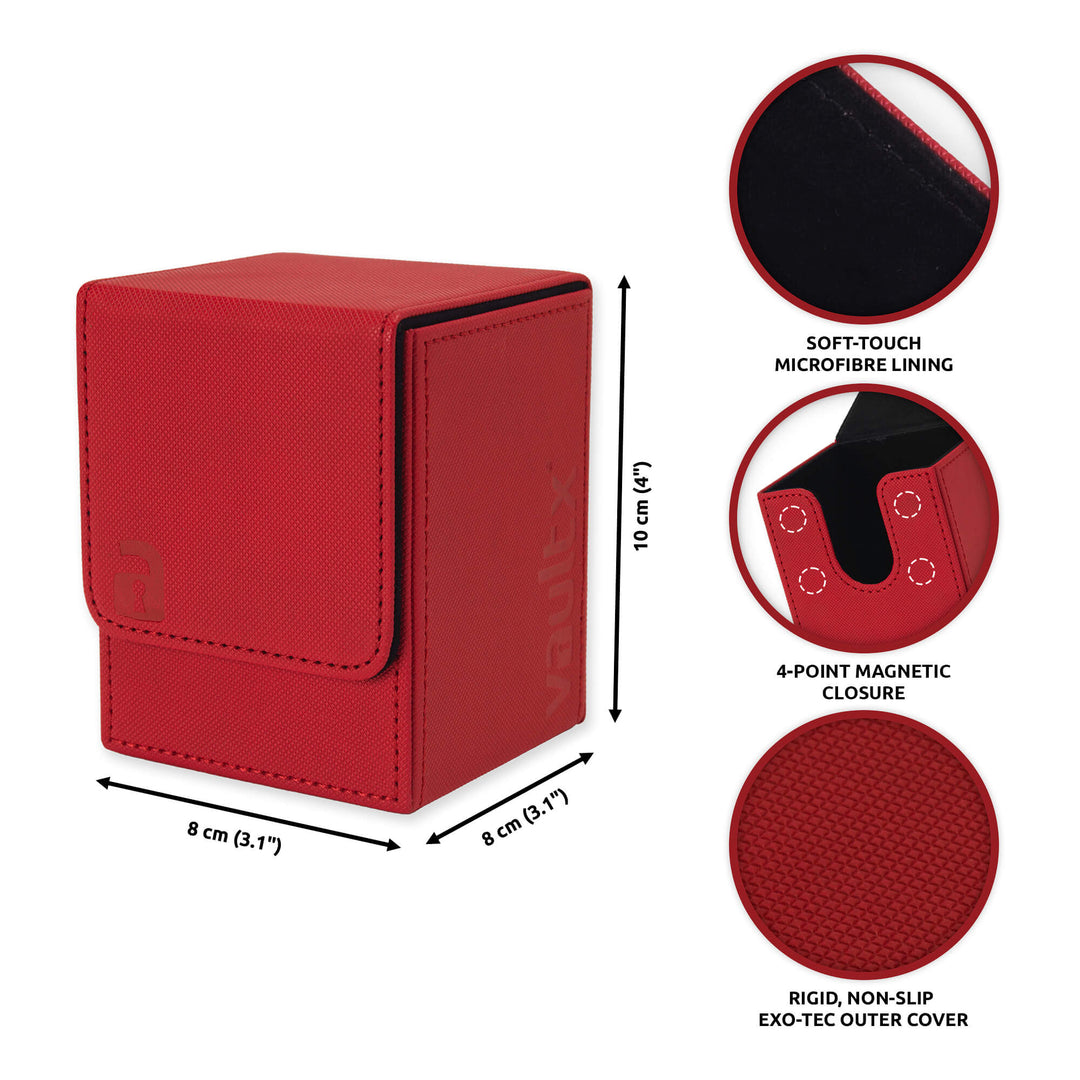 Exo-Tec Toploading Deck Box 80+ Fire Red