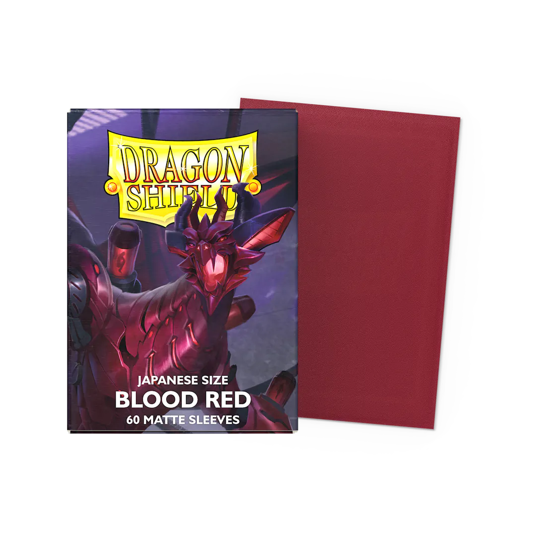 Dragon Shield Matte Japanese Blood Red