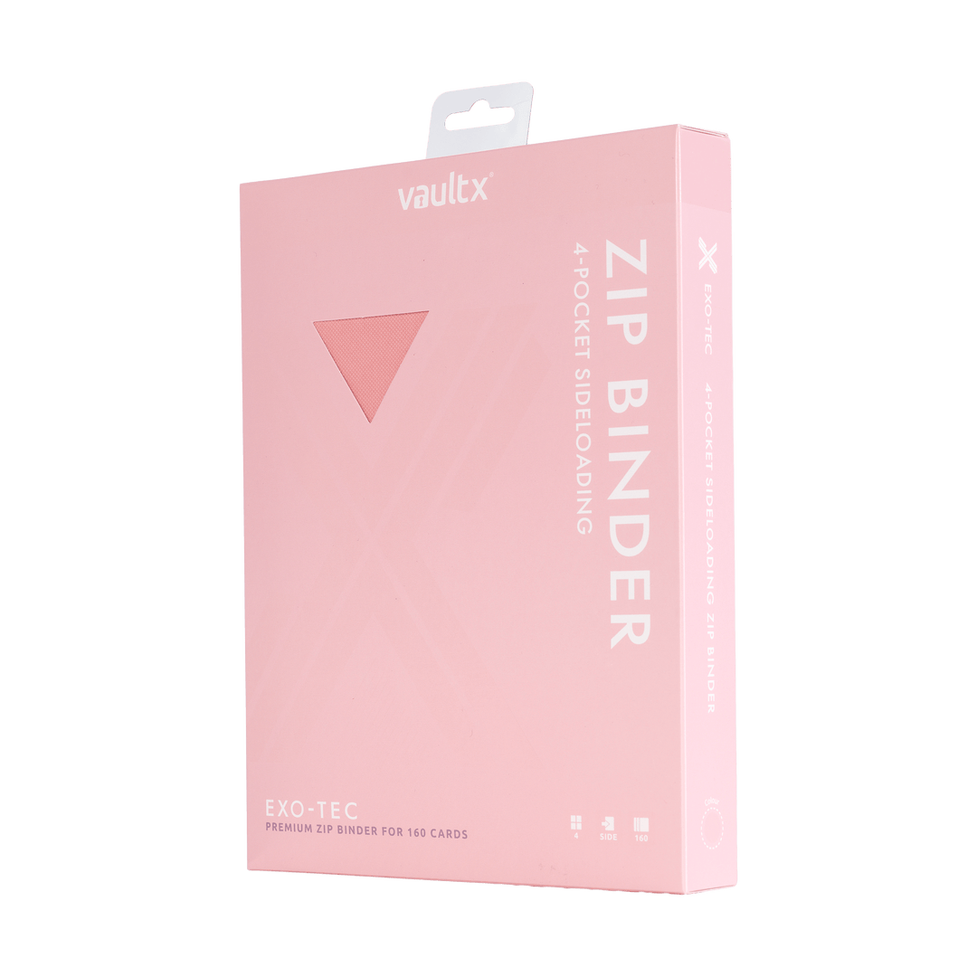Exo-Tec Zip Binder 4-Pocket Just Pink