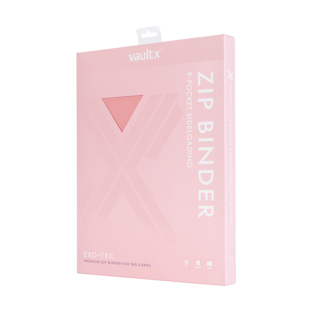 Exo-Tec Zip Binder 9-Pocket Just Pink