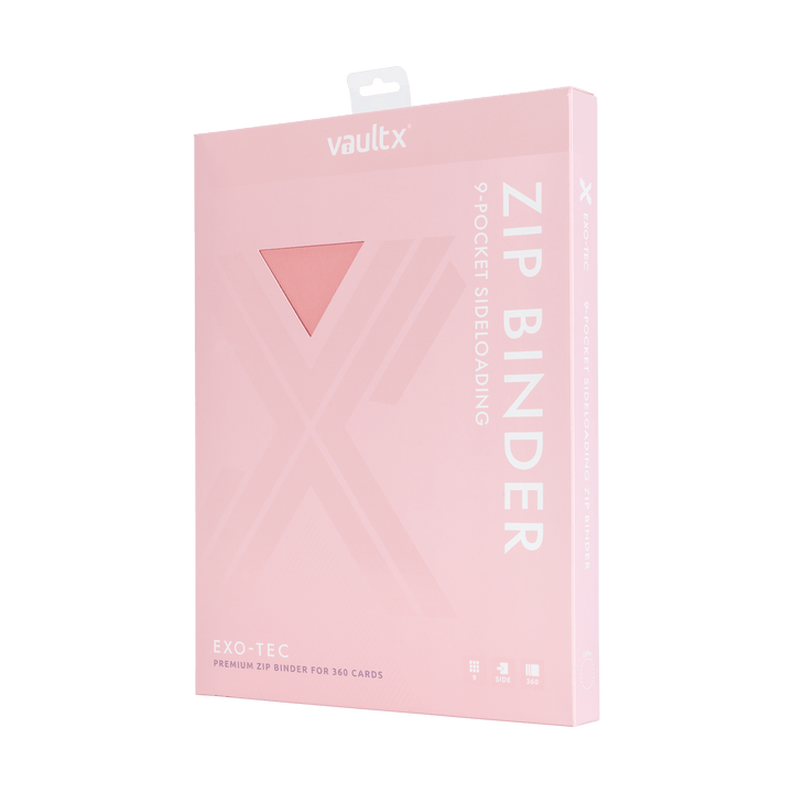 Exo-Tec Zip Binder 9-Pocket Just Pink