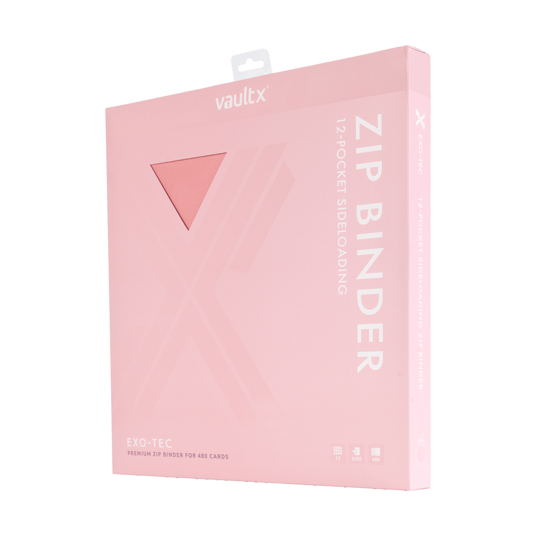Exo-Tec Zip Binder 12-Pocket Just Pink