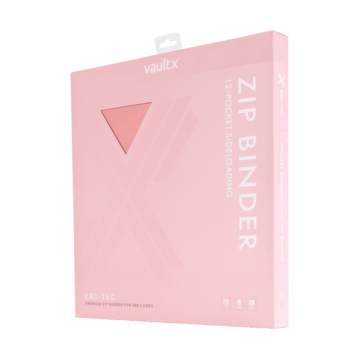 Exo-Tec Zip Binder 12-Pocket Just Pink