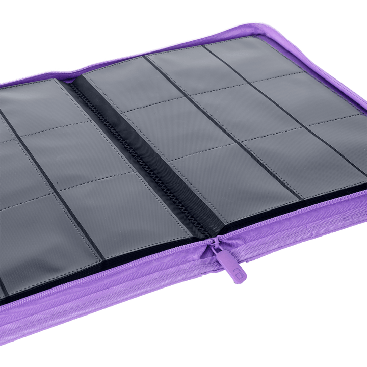 Exo-Tec Zip Binder 9-Pocket Just Purple