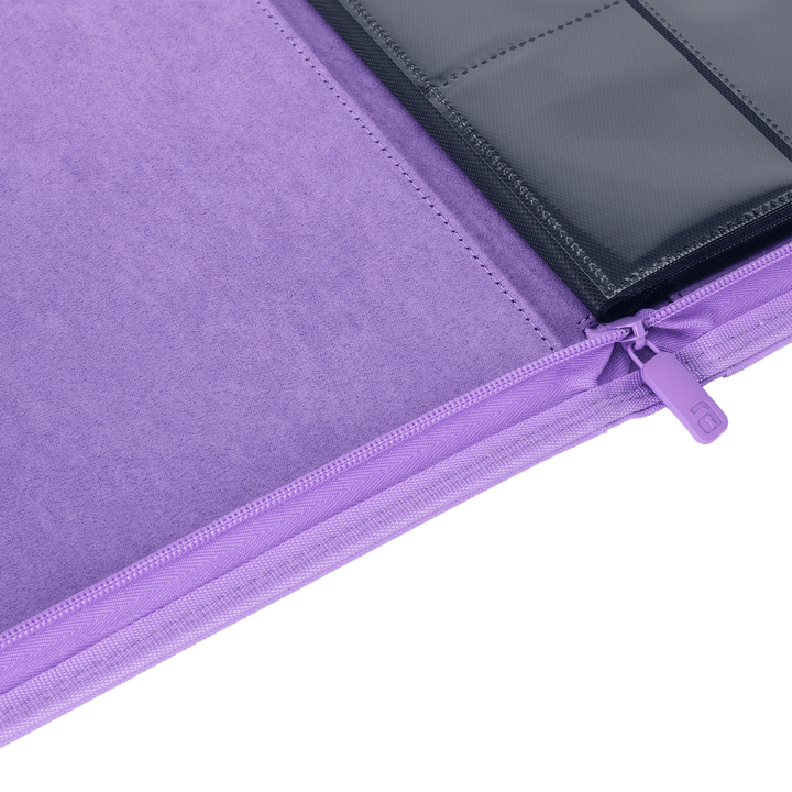 Exo-Tec Zip Binder 9-Pocket Just Purple