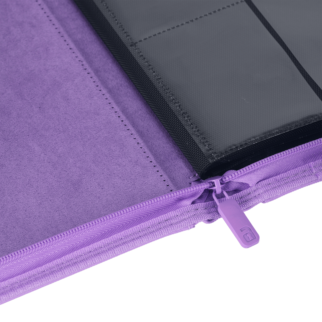Exo-Tec Zip Binder 4-Pocket Just Purple
