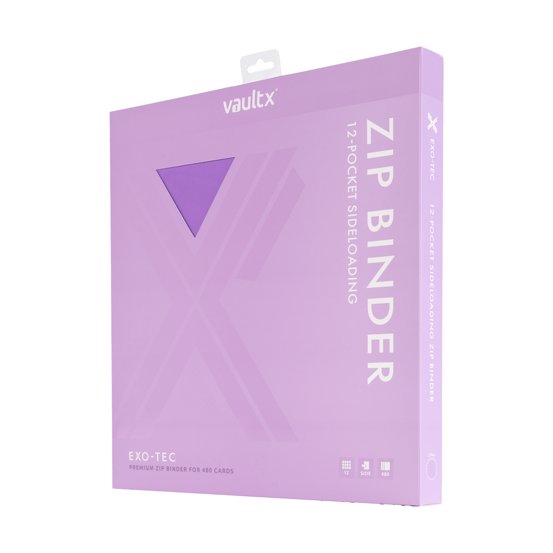 Exo-Tec Zip Binder 12-Pocket Just Purple