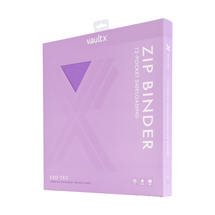 Exo-Tec Zip Binder 12-Pocket Just Purple