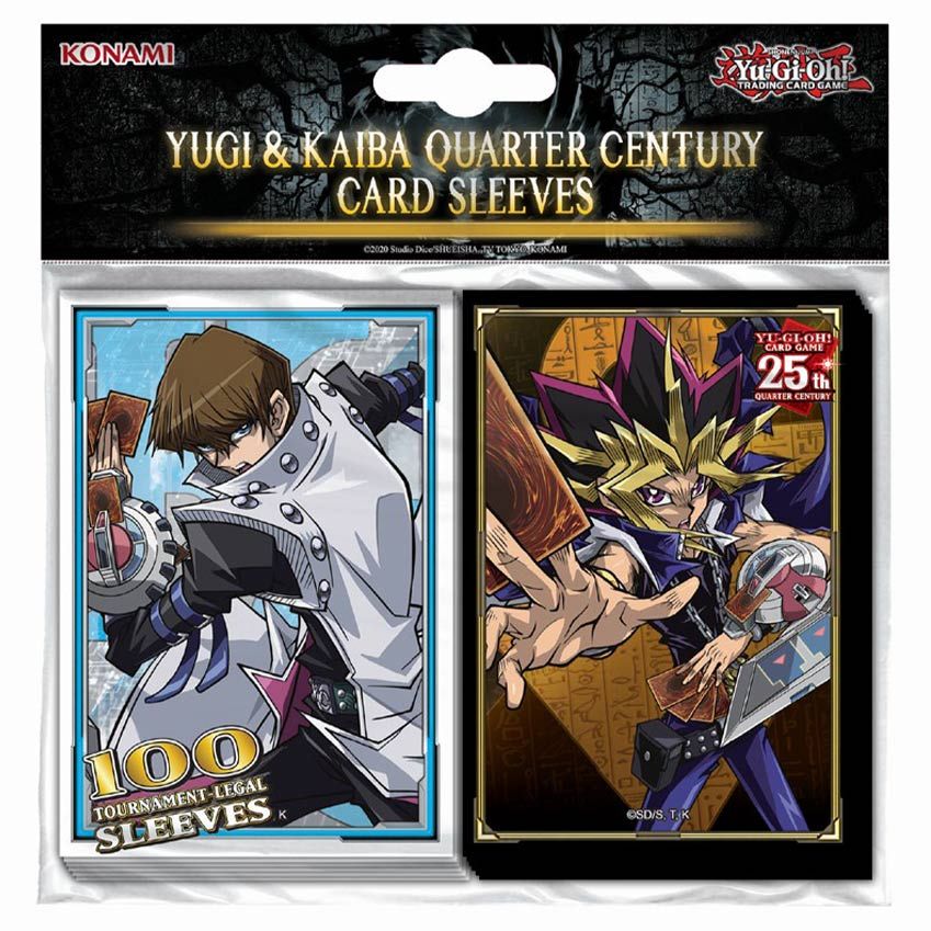 Yugi & Kaiba Quarter Century Card Sleeves