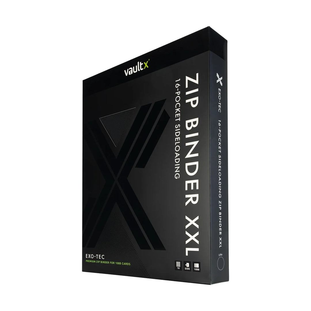 Exo-Tec Zip Binder 16-Pocket Signature Black
