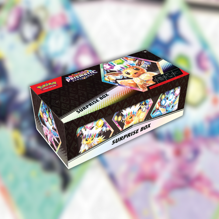 Prismatic Evolutions Surprise Box