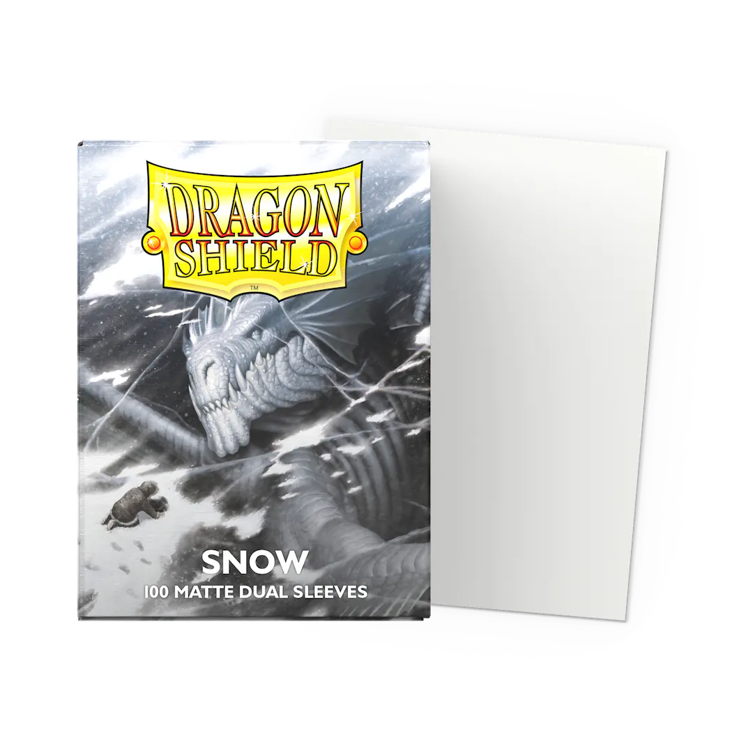 Sale: Dragon Shield Dual Matte Standard Snow