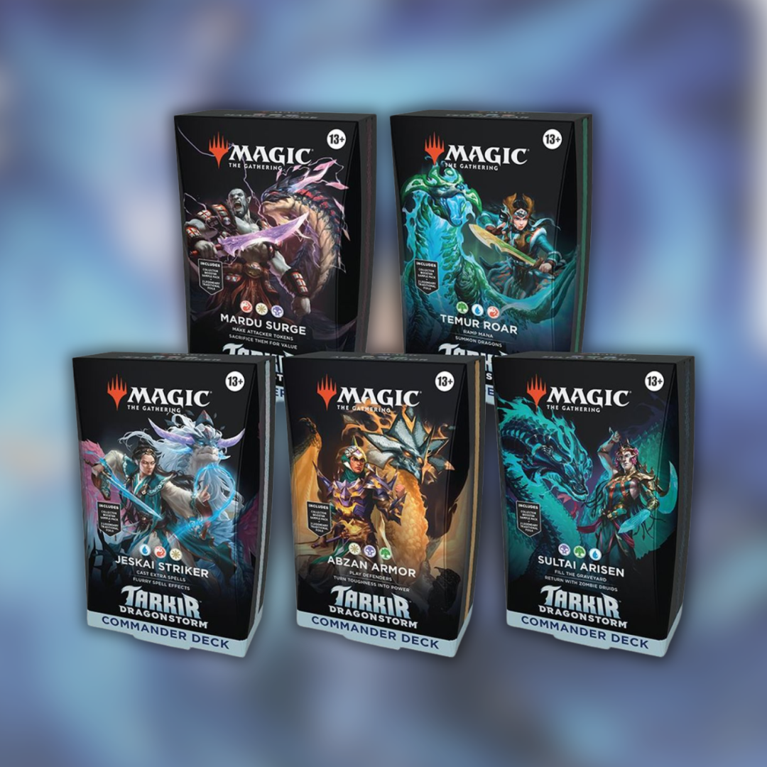 Preorder: Tarkir: Dragonstorm Commander Deck Display (All 5 Decks)