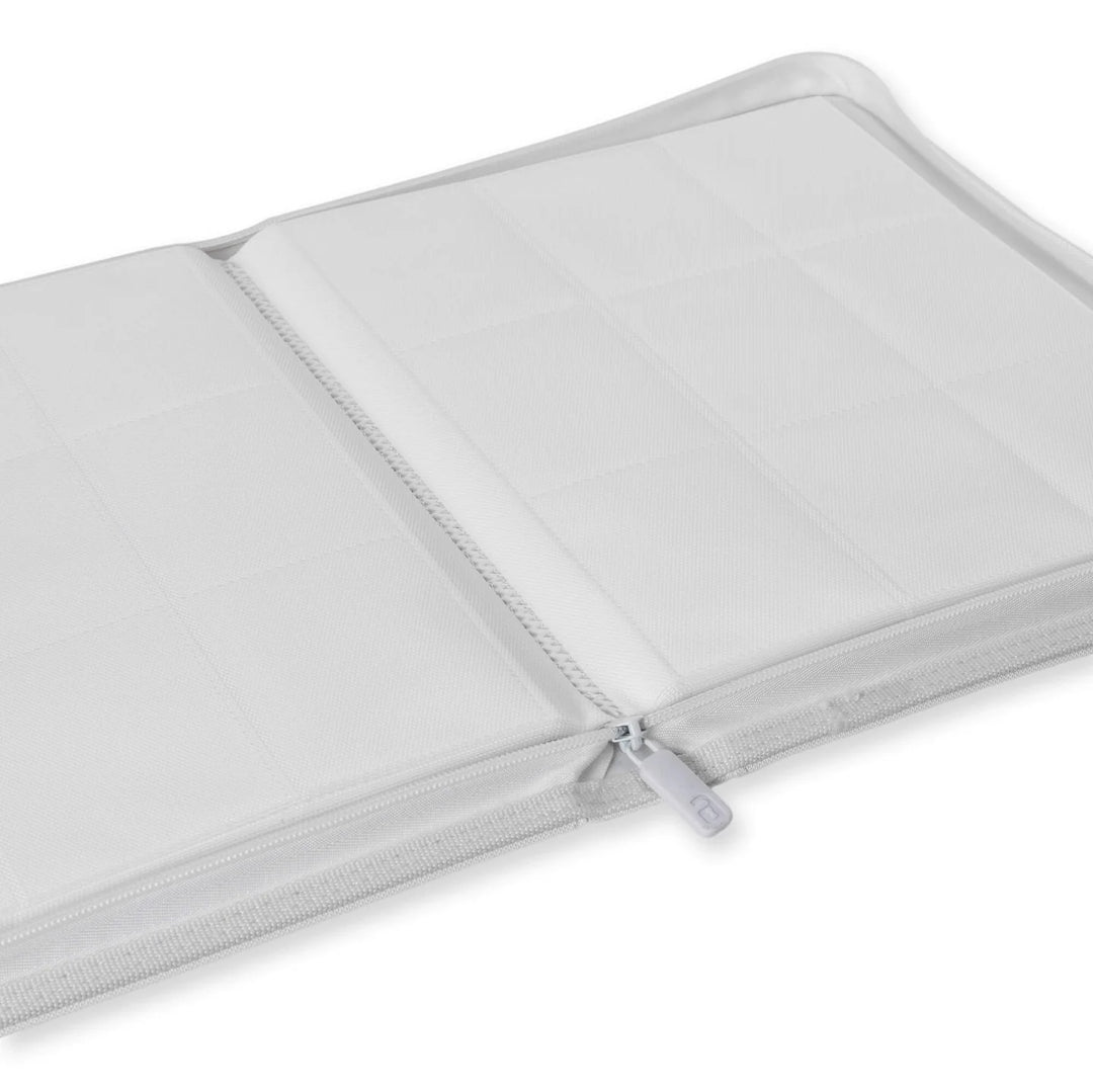 Exo-Tec Zip Binder 9-Pocket White Edition