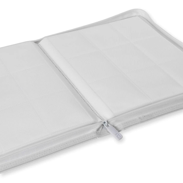 Exo-Tec Zip Binder 9-Pocket White Edition
