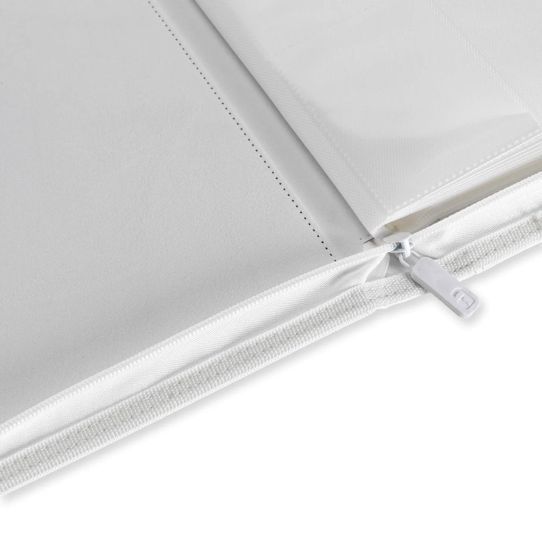 Exo-Tec Zip Binder 9-Pocket White Edition