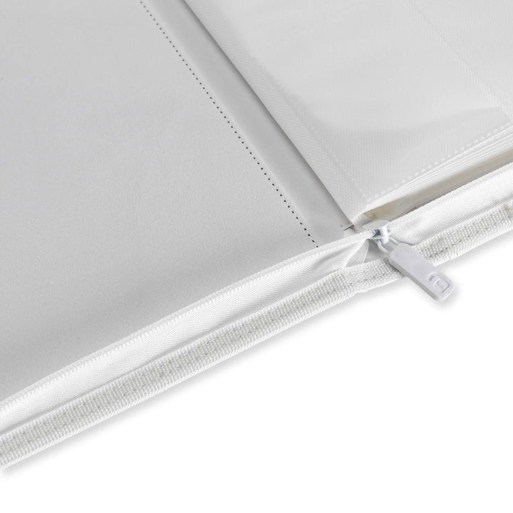 Exo-Tec Zip Binder 9-Pocket White Edition
