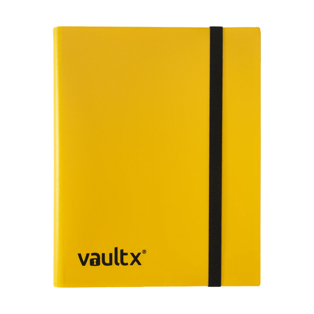 yellow card binder Vault X - 9-Pocket - Strap Deck Guards Arcs Board Game Organizer Pack Options:Mewtwo Y Artist_Ryota Murayama