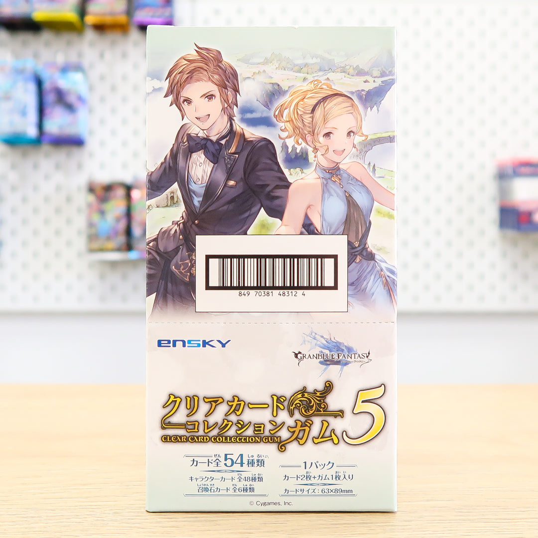 Sale: Granblue Fantasy Clear Card Gum Collection 5 Box