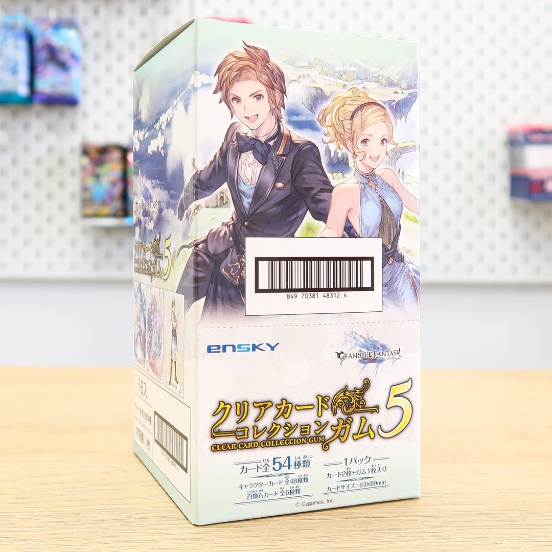 Sale: Granblue Fantasy Clear Card Gum Collection 5 Box