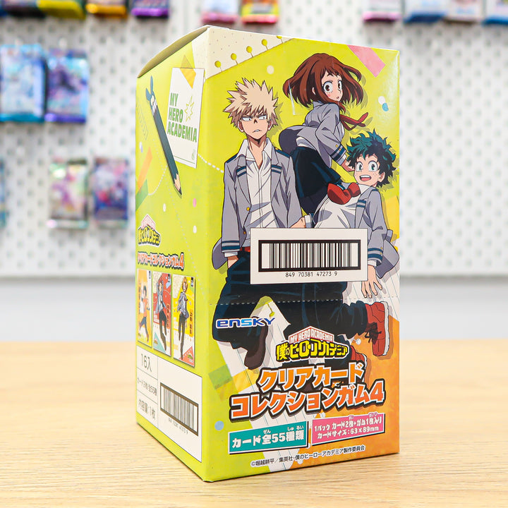 My Hero Academia Clear Card Gum Collection 4 Box